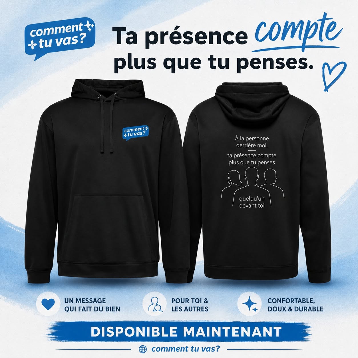 Comment tu vas? Hoodie
